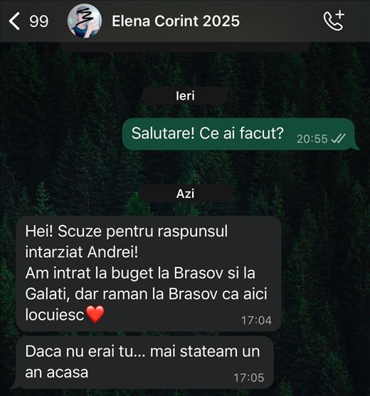 Mesaj de la un elev care a intrat la Medicină