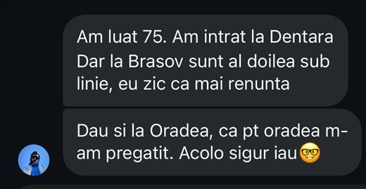 Mesaj de la un elev care a intrat la Medicină