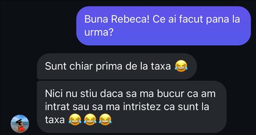 Mesaj de la un elev care a intrat la Medicină