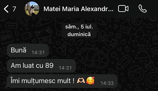 Mesaj de la un elev care a intrat la Medicină