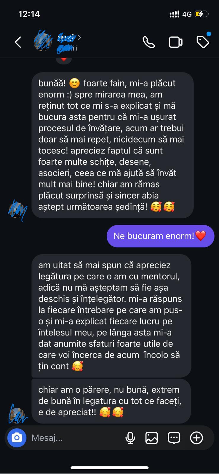 Student testimonial 1